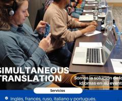 Traducción simultánea para eventos Inglés francés LIMA www.traduperu-languages.com